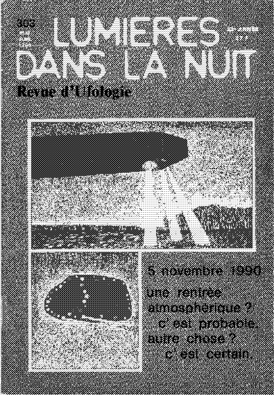 LDLN 303 : 5 novembre 1990 une rentr&eacute;e atmosph&eacute;rique ? c'est probable. autre chose ? c'est certain.