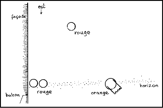 Quatre boules de lumi&egrave;re