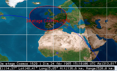 Trajectoire 3e &eacute;tage Cosmos 1629