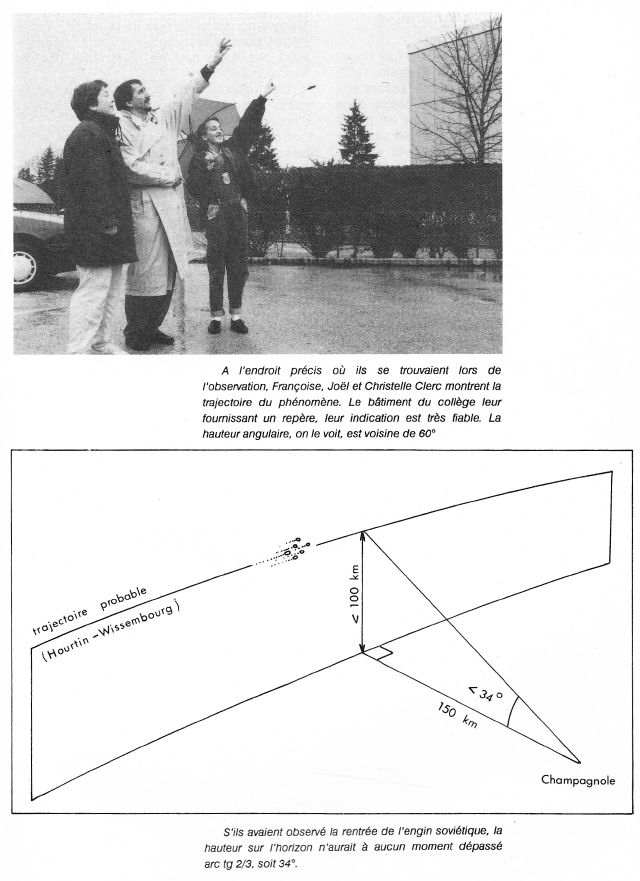 Photo de t&eacute;moins indiquant la position du ph&eacute;nom&egrave;ne