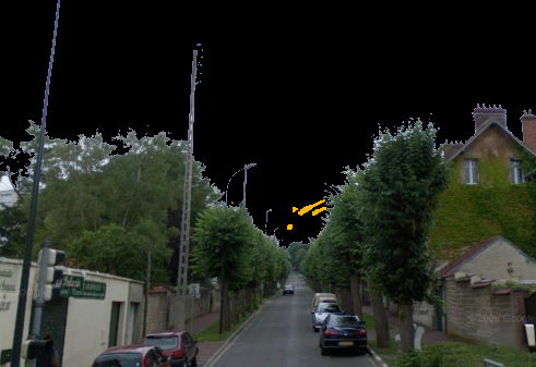 Rentr&eacute;e atmosph&eacute;rique sur une photo