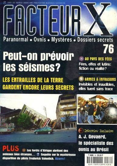 Couverture Facteur X n&deg; 76